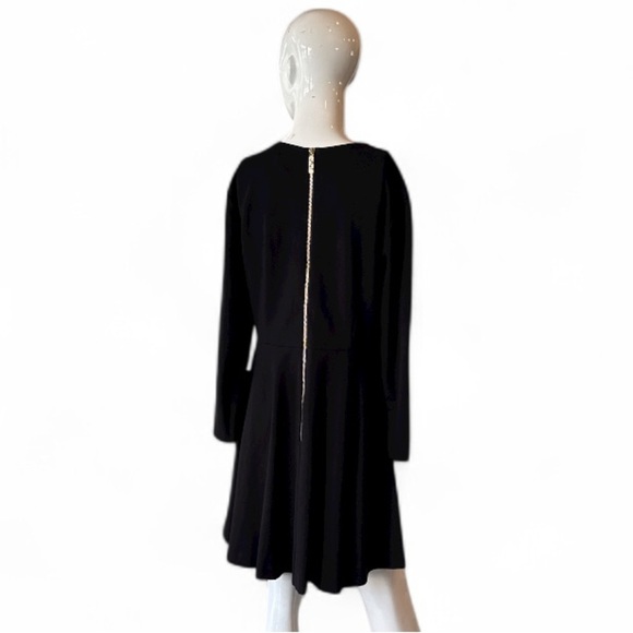 Ted Baker Gilleen Bow Detail Black & White Knit Skater Dress Size 4 - Picture 7 of 12